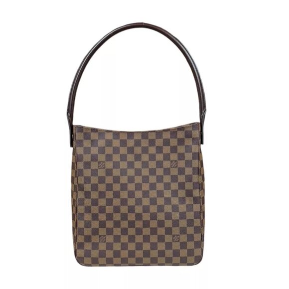 LOUIS VUITTON Shoulder Bag N51144 Damier canvas Damier Looping GM used